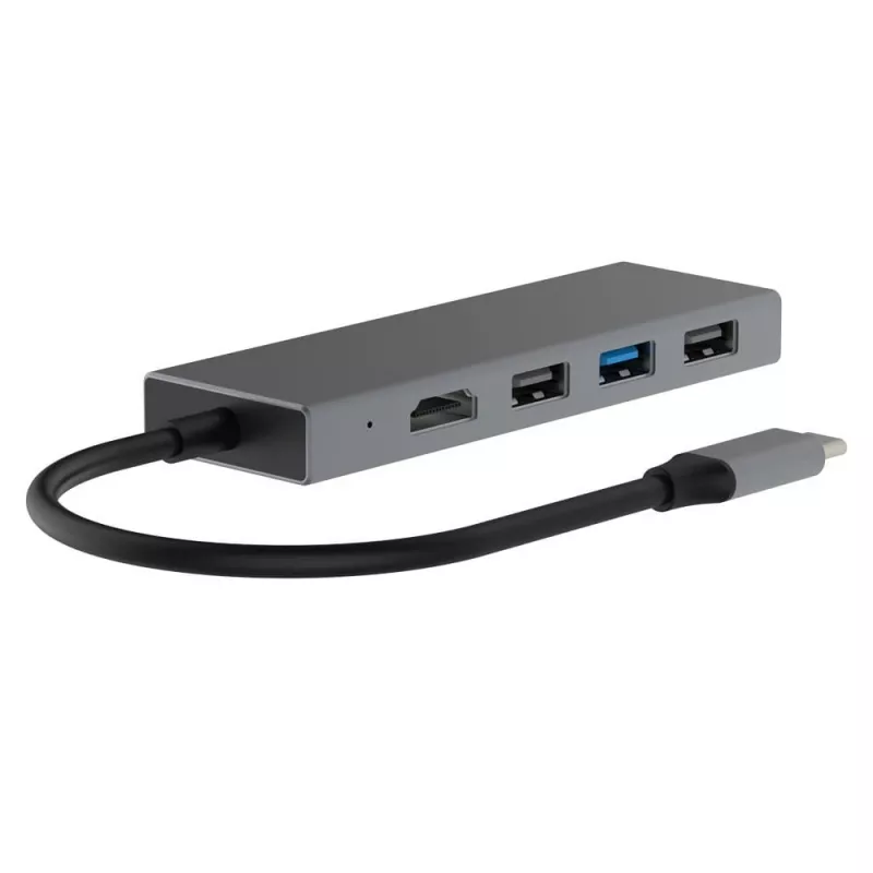 TB USB-C 7v1 adapteris USB 3.0, 2xUSB 2.0, HDMI, PD, SD/TF