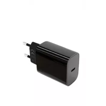 USB-C 20W sieninis įkroviklis Power Delivery juodas