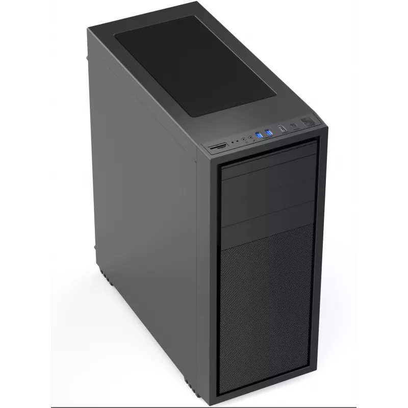 Gembird Fornax K500 ATX kompiuterio korpusas, Midi Tower, Juodas