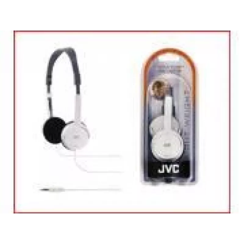 Ausinės JVC HA-L50W baltos, lengvos, laidinės