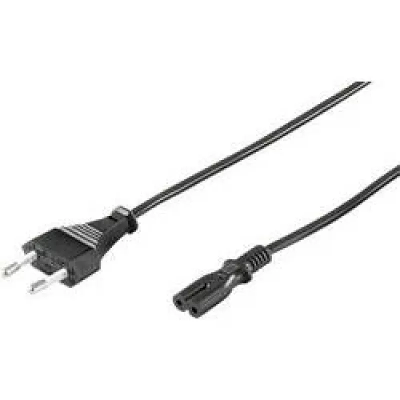 Goobay Euro maitinimo laidas 1,5 m juodas CEE 7/16 į C7