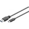 Wentronic Goobay USB 3.0 SuperSpeed laidas USB-C™, 3 m – USB 3.0 kištukas (A tipas) > USB-C kištukas (73141)