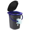 Atliekų talpa Greenblue GB320BB juoda mėlyna plastikinė 19L