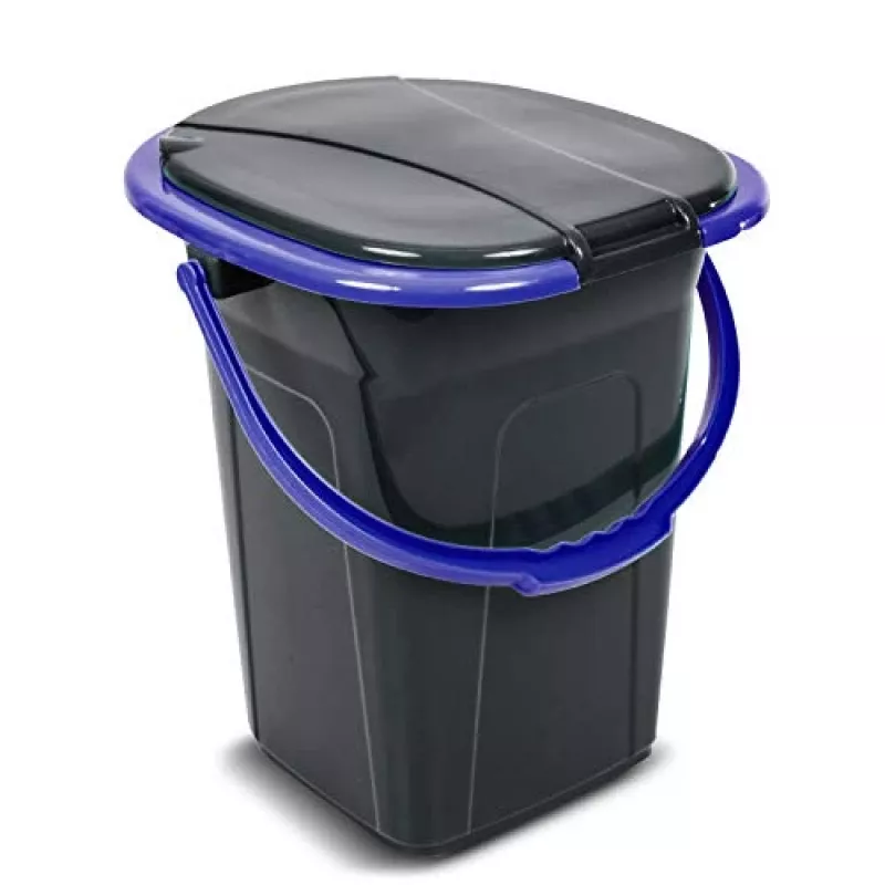 Atliekų talpa Greenblue GB320BB juoda mėlyna plastikinė 19L