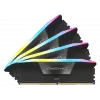 Corsair Vengeance RGB 64 GB (4x 16 GB) DDR5-6000 MHz Quad-Kit, juodos spalvos, CMH64GX5M4B6000C36