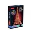 3D dėlionė Cubicfun Eifelio bokštas Night Edition LED 306-L534H – apšviestas architektūrinis 3D modelis