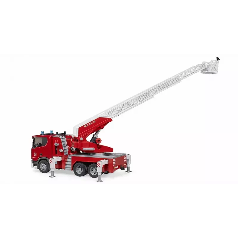 Gaisrinis automobilis BRUDER Scania Super 560R Raudonas Baltas Plastmasinis 3+