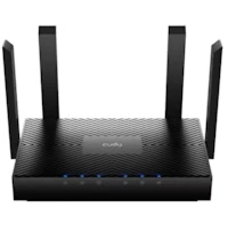 Cudy WR3000 belaidis maršrutizatorius Gigabit Ethernet dviejų juostų (2,4 GHz / 5 GHz) Juodas