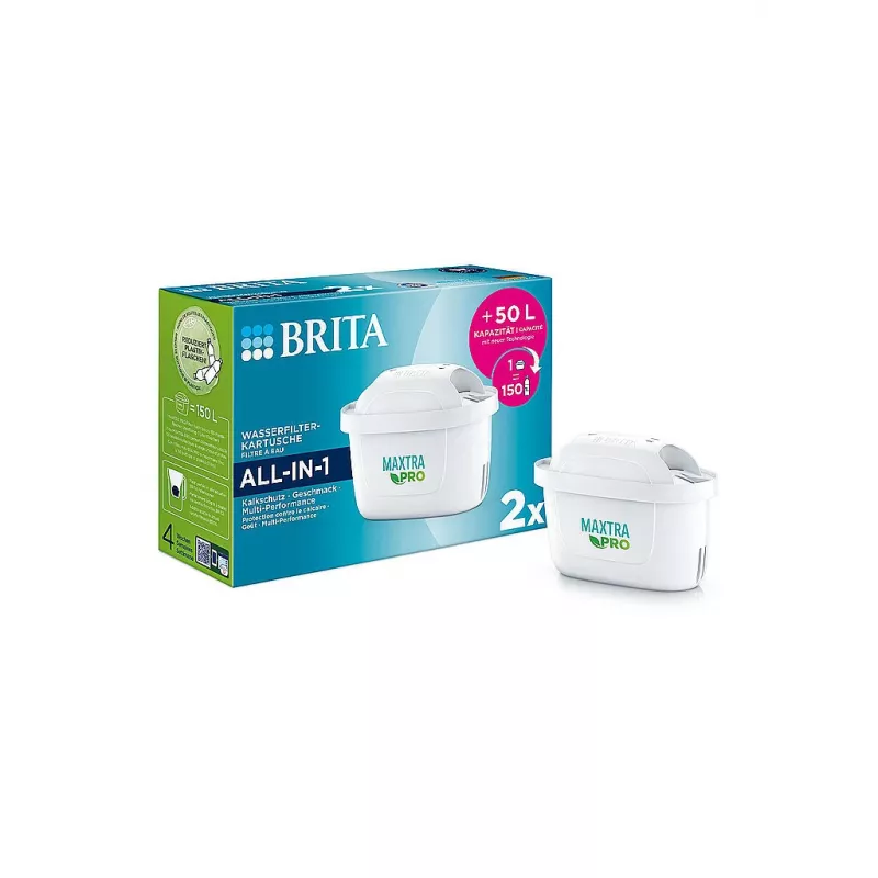 Brita 122003 vandens filtro kasetė 2 vnt. Balta