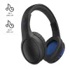 Ausinės / headset Hama 00184160, laidinės ir belaidės, USB Type-C, Bluetooth, juodos, mėlynos