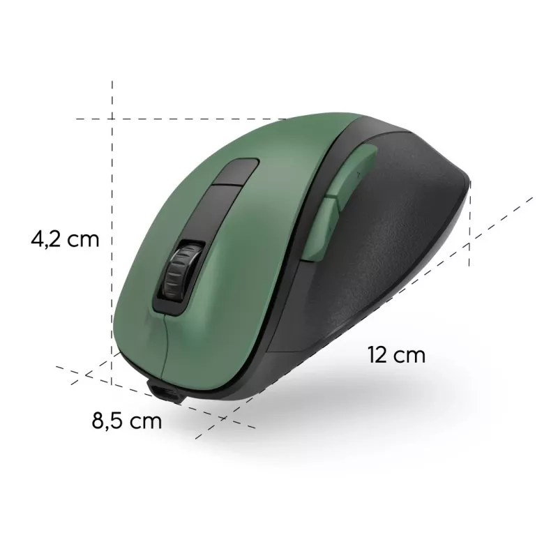 Hama MW-500 belaidė įkraunama pelė, optinė, 1600 DPI, dešinei rankai