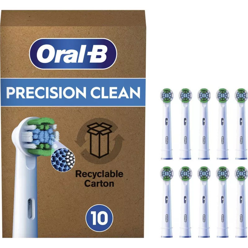 BRAUN Oral-B Pro Precision Clean keičiamos galvutės, 10 vnt. pakuotė