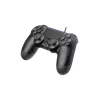 Laidinis žaidimų pultas TRACER SHOGUN PRO Black — 16 mygtukų, analoginis/digitalinis, 1,5 m kabelis, vibracija, PC/PS4/PS3