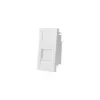 Apsauginis kištukinio lizdo dangtelis Alantec OS002 baltas 45×45 mm, 1 vnt.