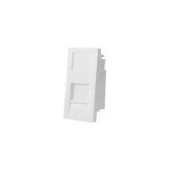 Apsauginis kištukinio lizdo dangtelis Alantec OS002 baltas 45×45 mm, 1 vnt.