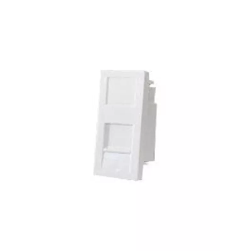 Apsauginis kištukinio lizdo dangtelis Alantec OS002 baltas 45×45 mm, 1 vnt.