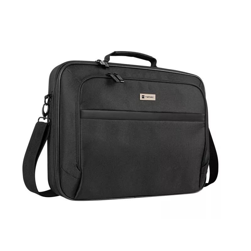Portfelis NATEC Boxer Lite 39,6 cm (15,6 col.) – poliesteris, 2 skyriai, petneša, 410×305×65 mm, 750 g