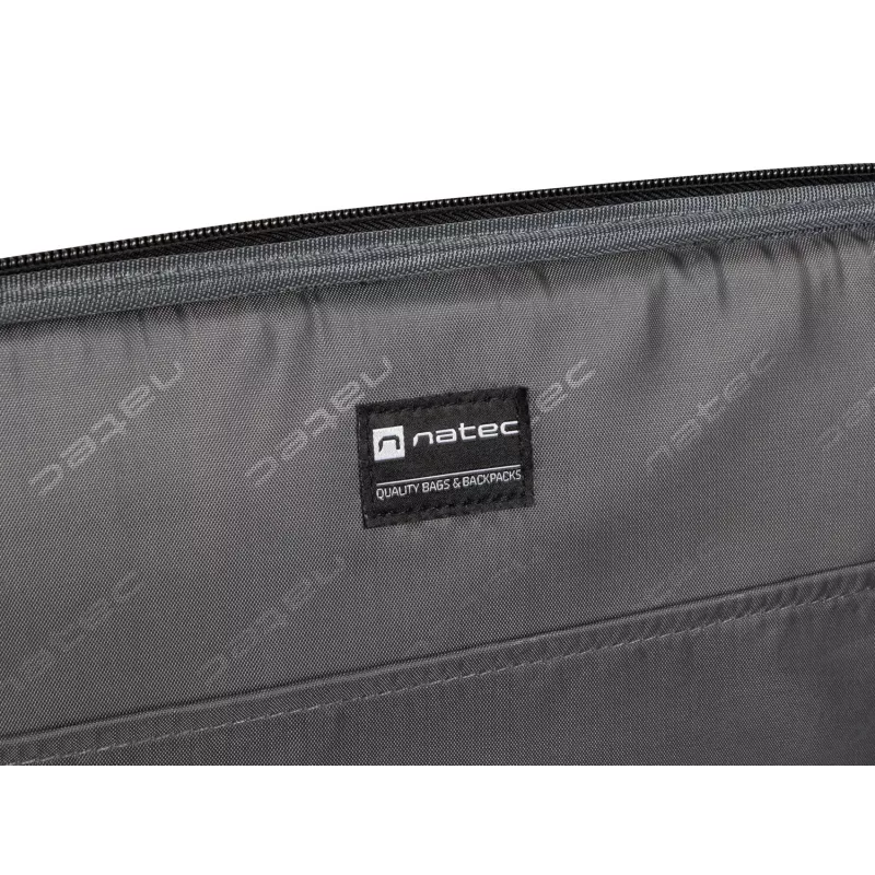 Portfelis NATEC Boxer Lite 39,6 cm (15,6 col.) – poliesteris, 2 skyriai, petneša, 410×305×65 mm, 750 g