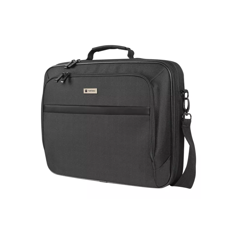 Portfelis NATEC Boxer Lite 39,6 cm (15,6 col.) – poliesteris, 2 skyriai, petneša, 410×305×65 mm, 750 g