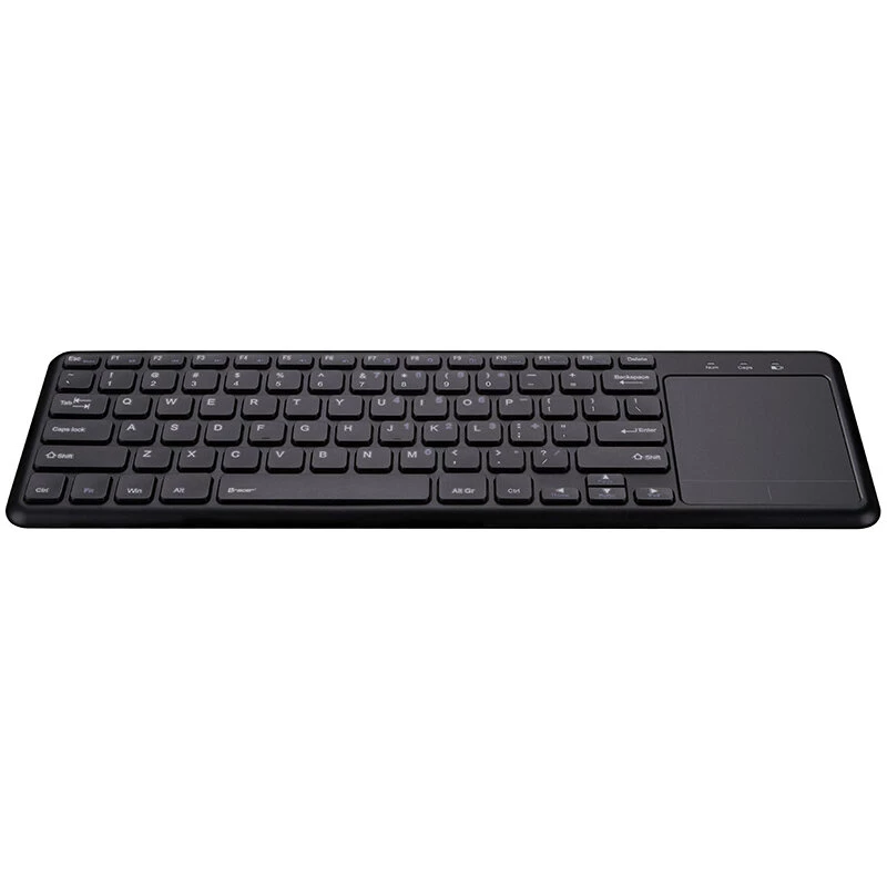 Belaidė RF klaviatūra TRACER TRAKLA46367 – Pilno dydžio, membraninė, su touchpad, 2.4 GHz, juoda