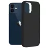 Matinis silikoninis dėklas 3mk, skirtas iPhone 13, juodas