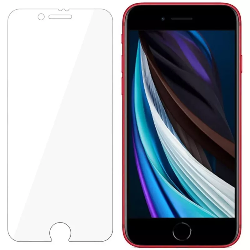 Apsauginis stiklo plėvelė 3MK Flexible Glass, skirta iPhone SE 2020, 0,3 mm, permatoma
