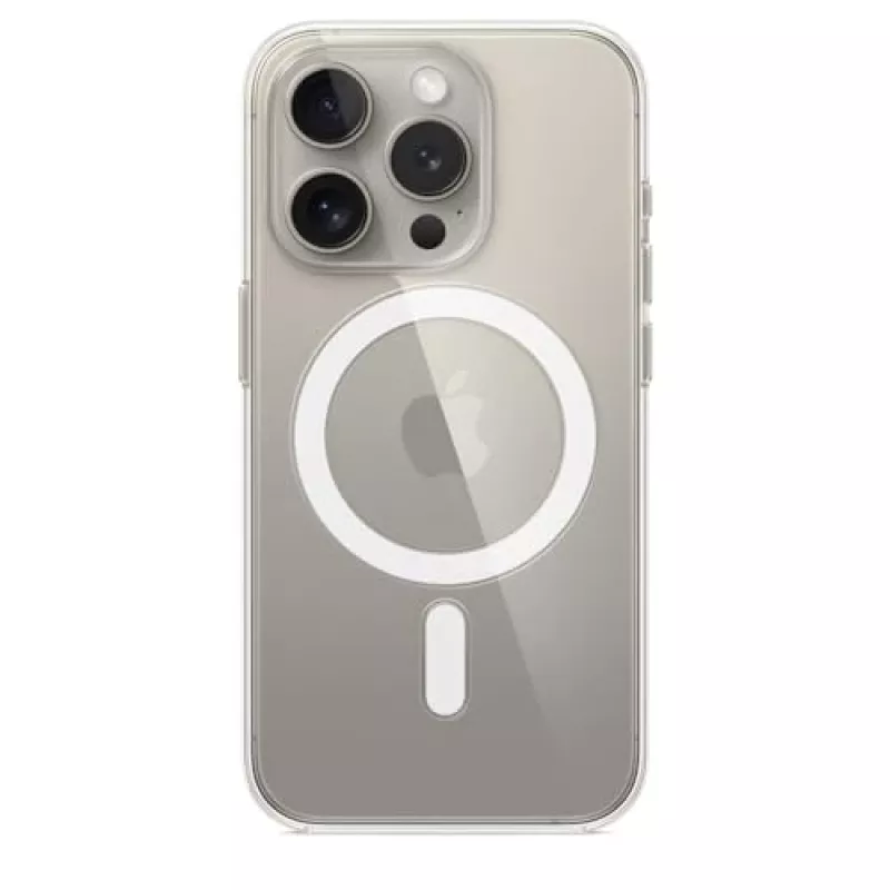 Apple iPhone 15 Pro Dėklas su MagSafe - Skaidrus