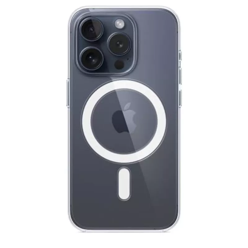 Apple iPhone 15 Pro Dėklas su MagSafe - Skaidrus