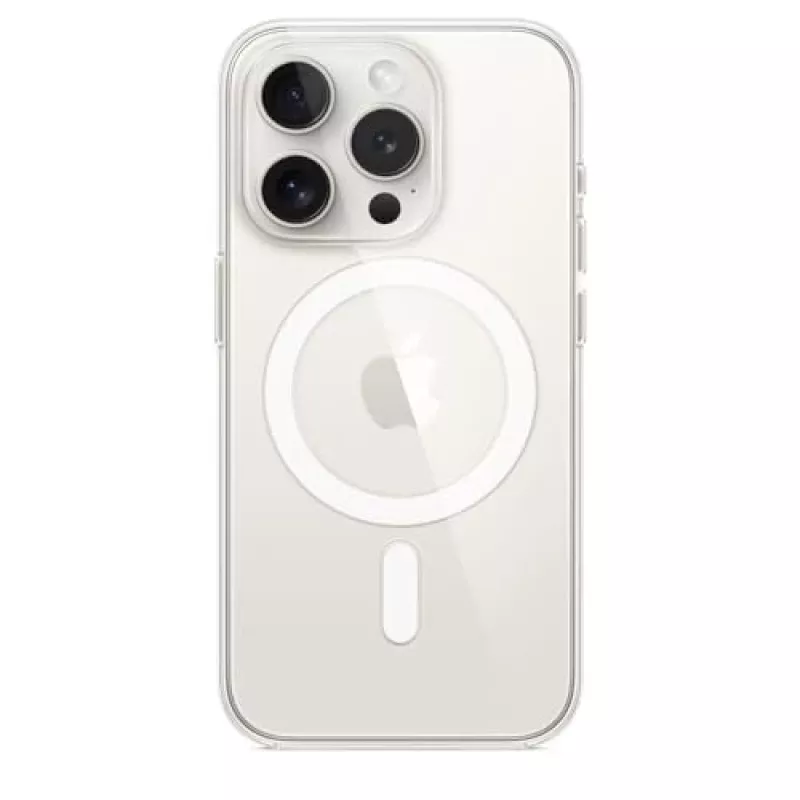 Apple iPhone 15 Pro Dėklas su MagSafe - Skaidrus