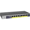 NETGEAR GS108PP nevaldomas gigabitinis Ethernet (10/100/1000) jungiklis su PoE, juodas