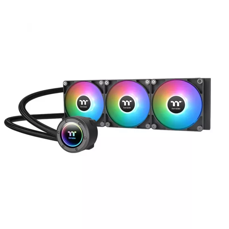 Thermaltake TH420 V2 ARGB procesoriaus skysčio aušintuvas 420 mm 14 cm juodas
