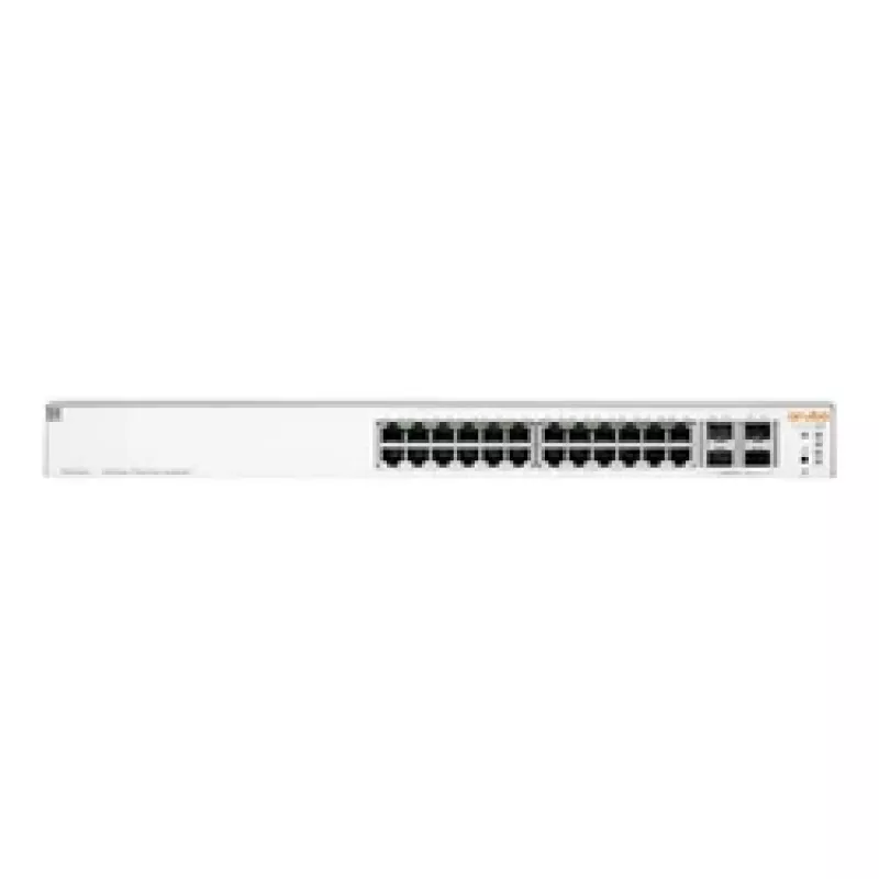 HPE Aruba Networking Instant On 1930 24G Class4 PoE 4SFP/SFP+ 370W valdomas L2+ Gigabit Ethernet (10/100/1000) maitinimas per Ethernet (PoE) 1U balta