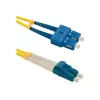 Qoltec šviesolaidinis jungiamasis laidas Single-mode SC/UPC (M) – Single-mode LC/UPC (M) 1 m Duplex 9/125 µm G.652D