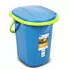 GreenBlue GB320BL nešiojamas tualeto kibirėlis su dangčiu, rankena, 19 l