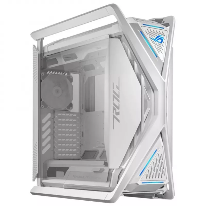 ASUS ROG GR701 Hyperion White, PC korpusas, baltas, ATX, EATX, micro ATX, Mini-ITX, aliuminis, daugiafunkcis, priekinis
