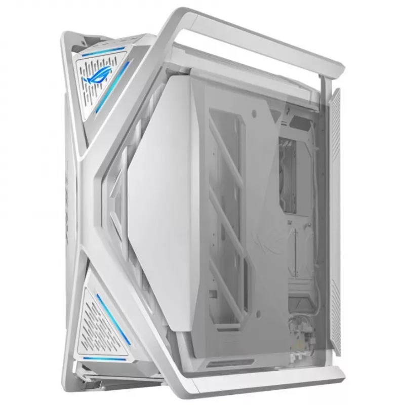 ASUS ROG GR701 Hyperion White, PC korpusas, baltas, ATX, EATX, micro ATX, Mini-ITX, aliuminis, daugiafunkcis, priekinis