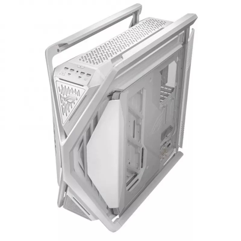 ASUS ROG GR701 Hyperion White, PC korpusas, baltas, ATX, EATX, micro ATX, Mini-ITX, aliuminis, daugiafunkcis, priekinis