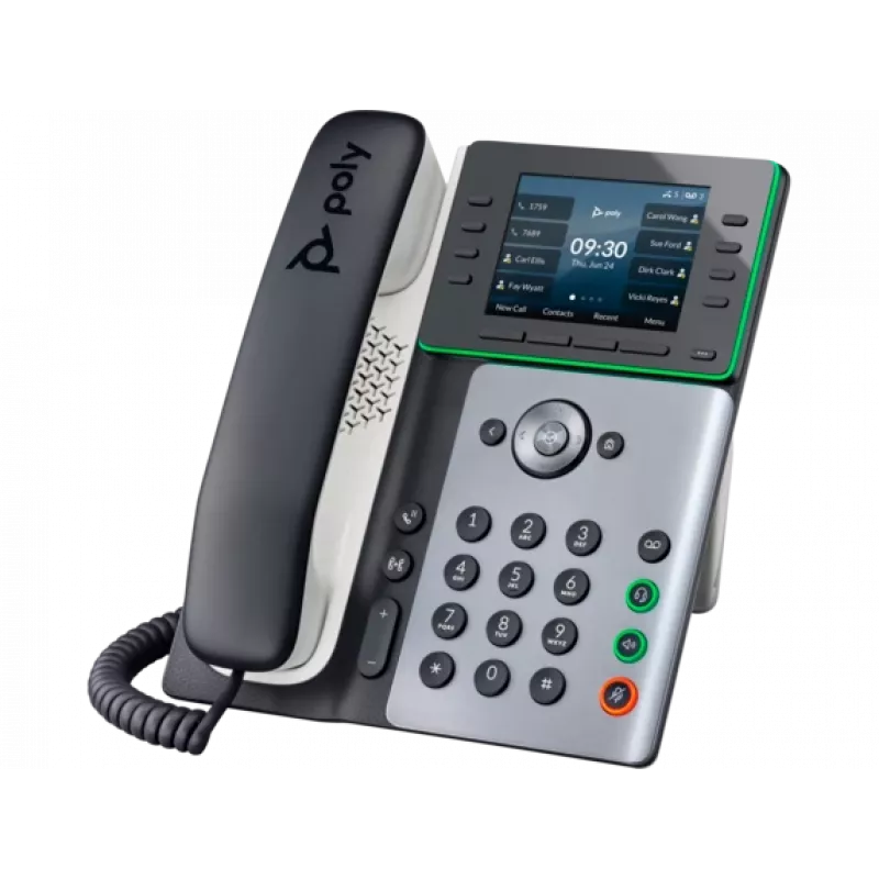 IP telefonas HP Poly Edge E320 su PoE, IPS ekranu 320x240, 4:3, HTTPS, ENERGY STAR, EAC, RoHS, FCC, CE, BSMI