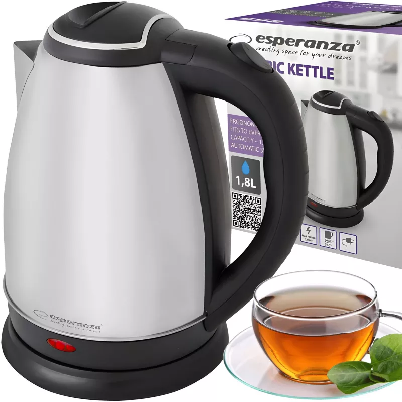 Elektrinis virdulys Esperanza EKK104X 1,8 L 2200 W Nerūdijantis plienas