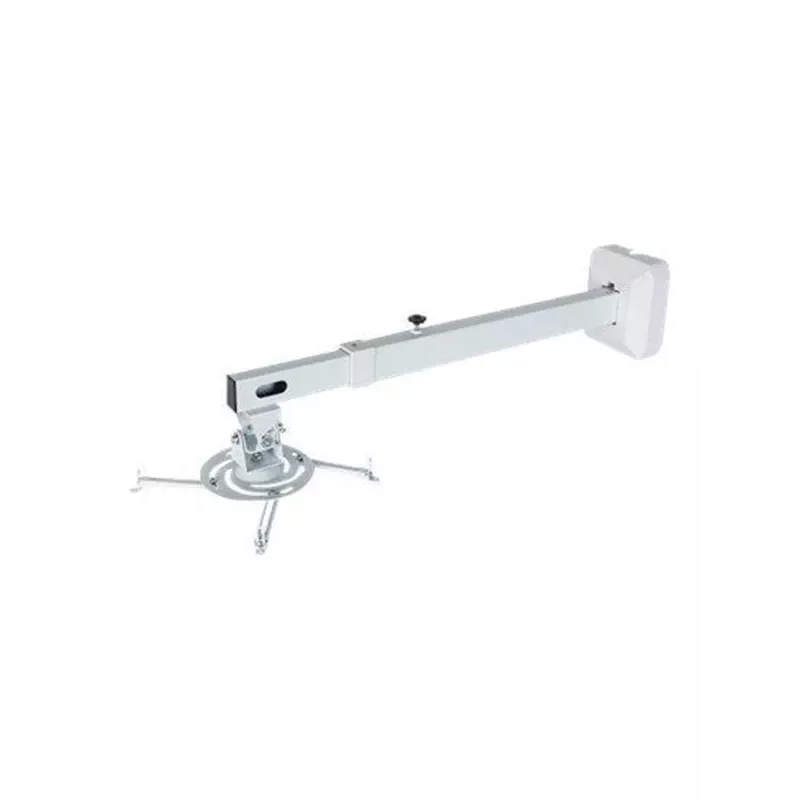 Sieninis laikiklis AVTEK WallMount Next 1200 — plieninis, baltas, teleskopinis, 360° pasukamas, pakreipimas ±42°, maks. apkrova 20 kg