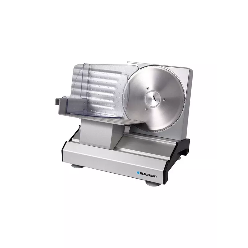 Elektrinė pjaustyklė BLAUPUNKT FMS601 — 200 W, 230 V, nerūdijančio plieno peilis, pilka
