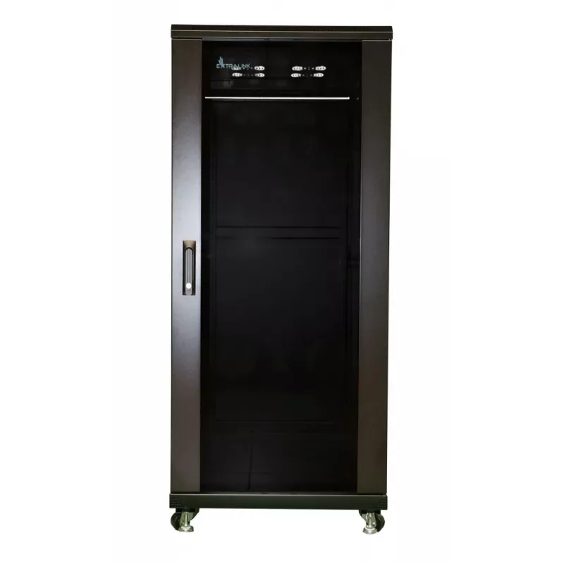 Extralink EX.11366 stovas 27U 600x800 mm laisvai pastatoma spinta Juoda