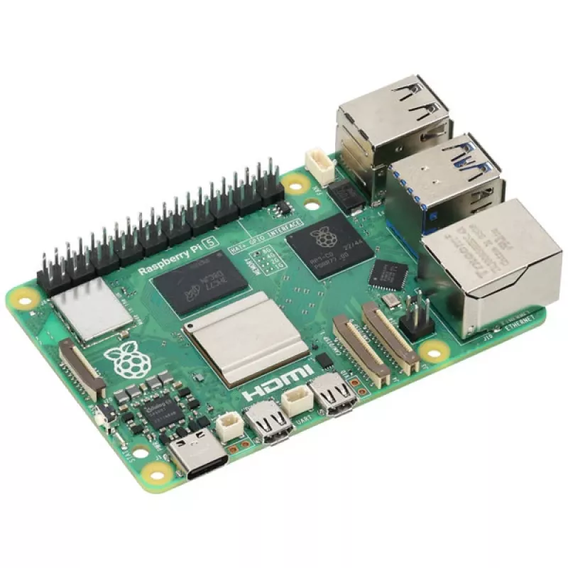 Raspberry Pi 5 B 4GB RAM vienos plokštės kompiuteris - Broadcom BCM2712 / 2.4 GHz