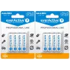 Įkraunama AAA NiMH baterijų baterija everActive EVHRL03-1050 1,2 V – 4 vnt., 1050 mAh