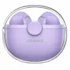 USAMS Bluetooth ausinės 5.1 TWS belaidės ausinės su lietimosi valdymu, apsauga nuo vandens, triukšmo slopinimu (violetinė)