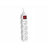 TRACER PowerWatch 3 m (4 lizdai) baltas su jungikliu