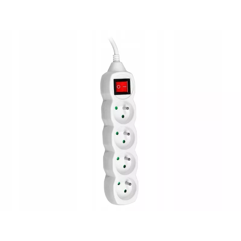 TRACER PowerWatch 3 m (4 lizdai) baltas su jungikliu