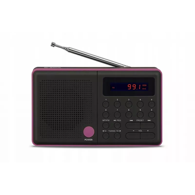 Radijo imtuvas Eltra Pliszka USB FM, juodas