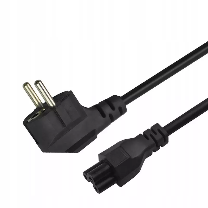 Maitinimo kabelis Savio Strom IEC 60320 C5 CEE 7/7 3m juodas C5 mova