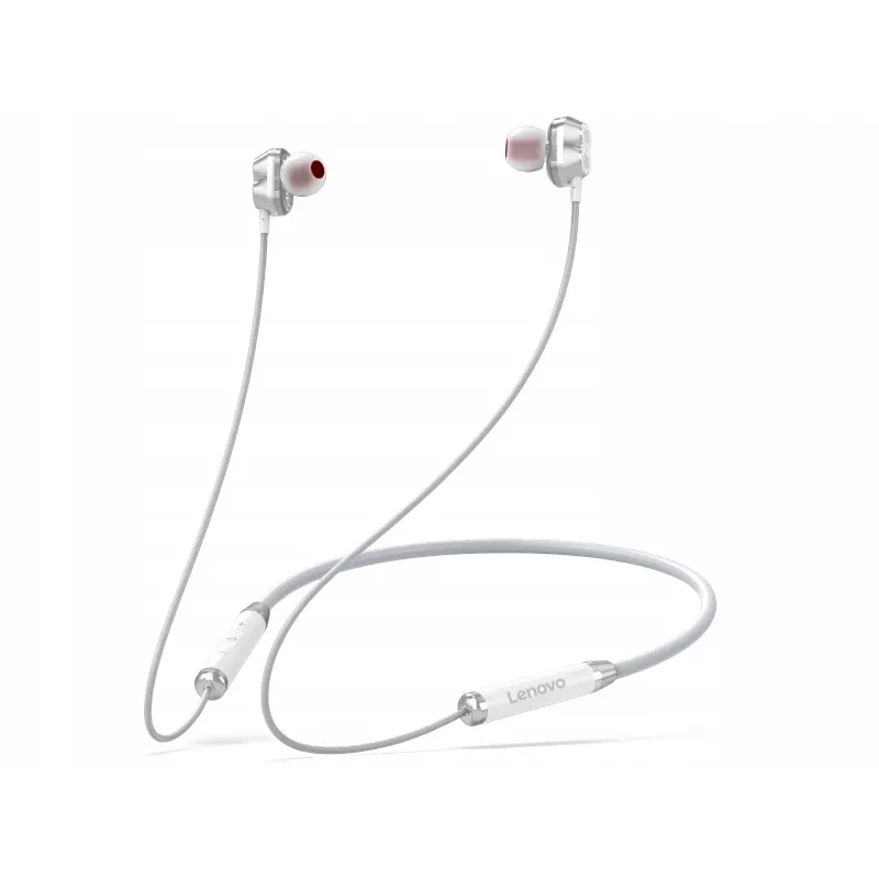 Belaidės ausinės Lenovo HE08 Baltos Bluetooth